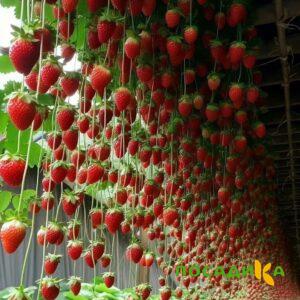 Клубника ампельная Анастасия купить по цене от 370р. в интернет-магазине «Посадика» с доставкой почтой в в Макарове и по всей России – [изображение №1].